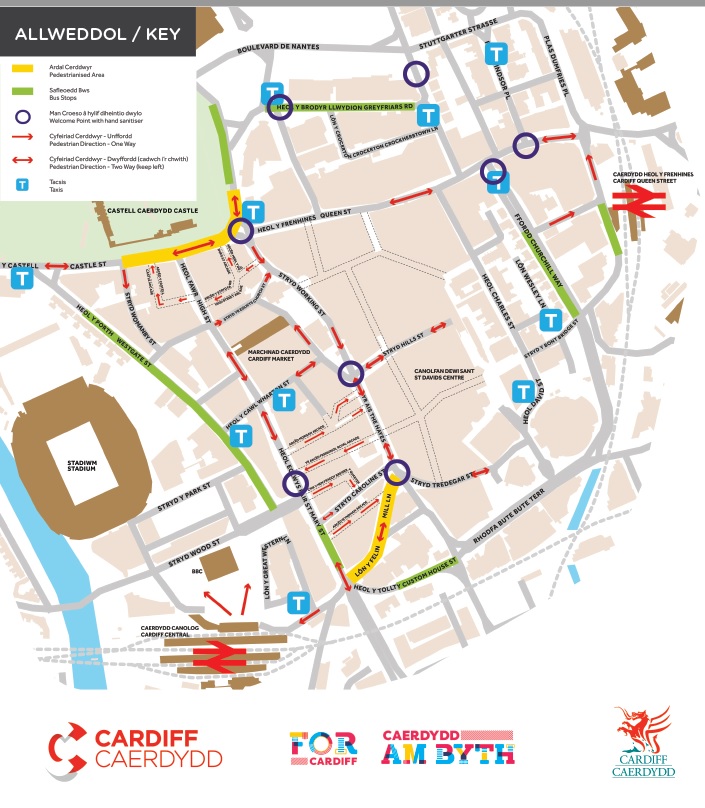 Cardiff Airport Car Park Map
